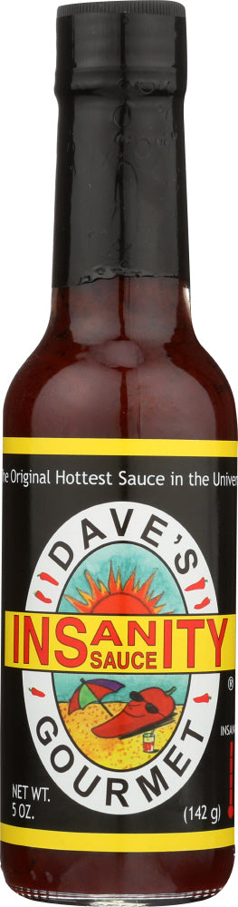 DAVE'S GOURMET: Insanity Hot Sauce, 5 oz - Vending Business Solutions