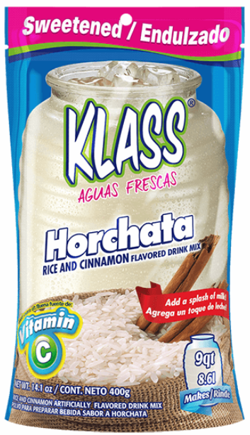 KLASS: Beverage Mix Horchata Sweetened, 14.1 oz - Vending Business Solutions