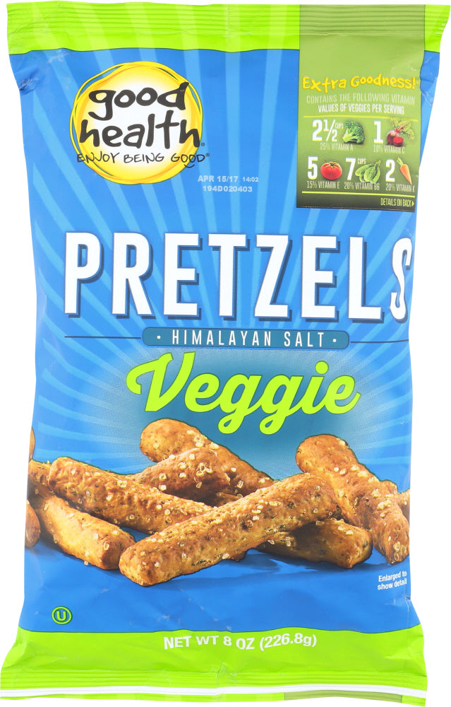 GOOD HEALTH: Pretzels Veggie, 8 oz - Vending Business Solutions