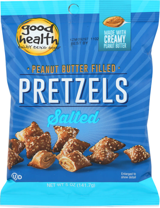 GOOD HEALTH: Peanut Butter Filled Pretzels Salted, 5 oz - Vending Business Solutions