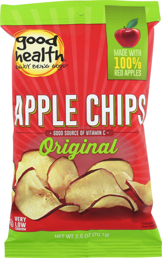 GOOD HEALTH: Crispy Original Apple Chips, 2.5 oz - Vending Business Solutions