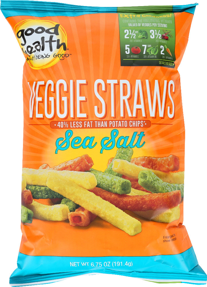 GOOD HEALTH: Veggie Straws Sea Salt, 6.75 oz - Vending Business Solutions