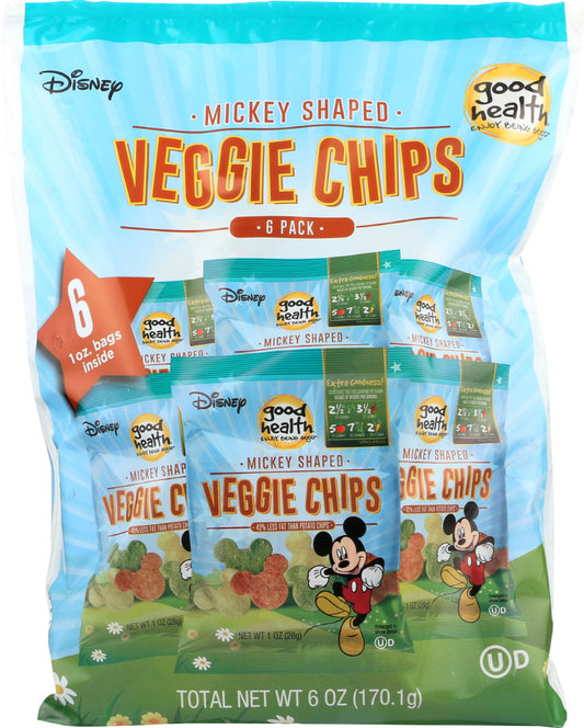 GOOD HEALTH: Good Health Chip Veggie Disney, 6 oz - Vending Business Solutions
