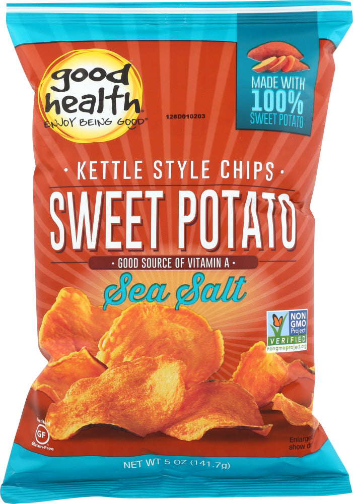 GOOD HEALTH: Sweet Potato Kettle Chips Sea Salt, 5 oz - Vending Business Solutions