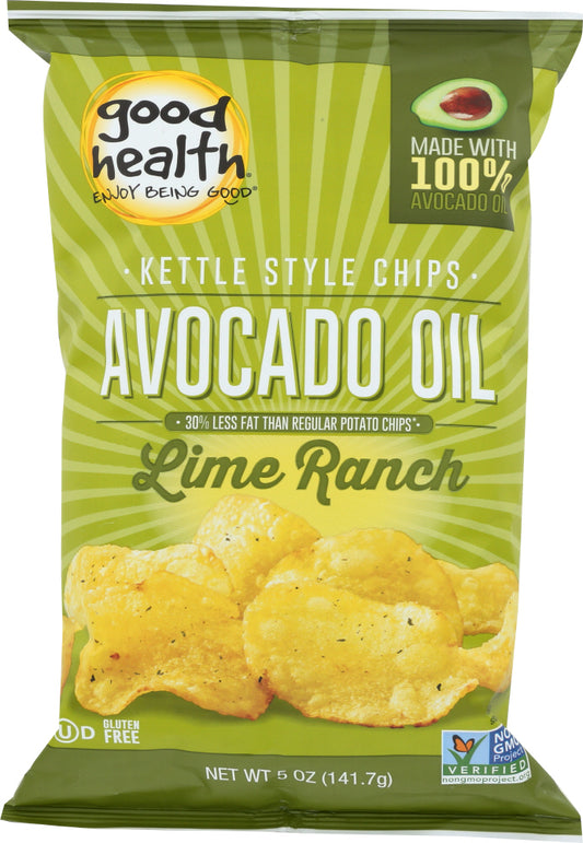 GOOD HEALTH: Kettle Chips Avocado Oil Lime Ranch, 5 oz - Vending Business Solutions