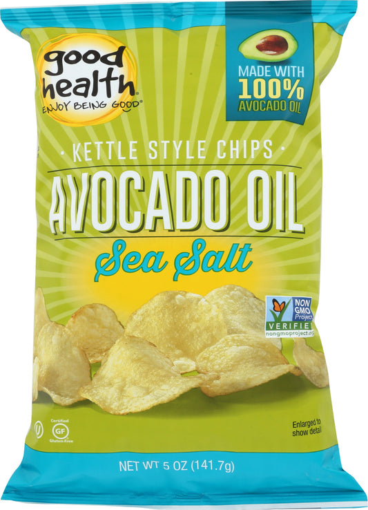 GOOD HEALTH: Kettle Chips Avocado Oil Sea Salt, 5 oz - Vending Business Solutions