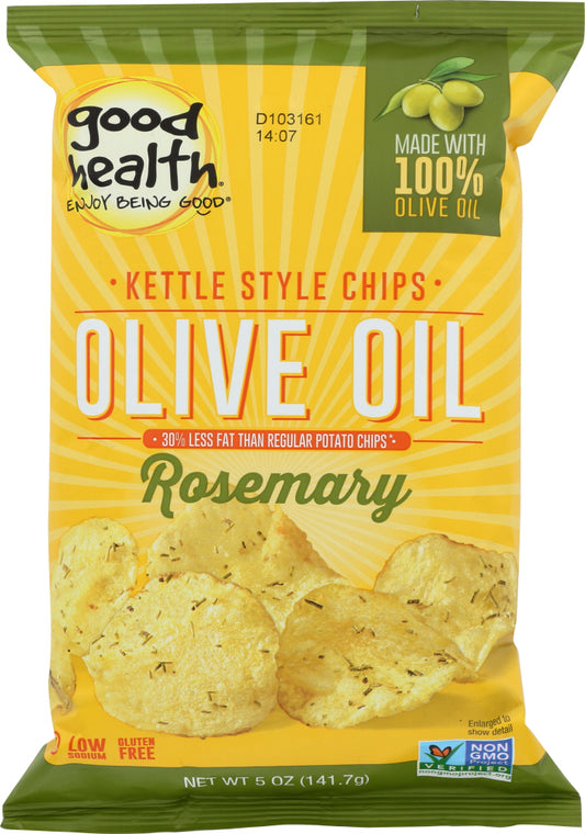 GOOD HEALTH: Kettle Chips Olive Oil Rosemary, 5 oz - Vending Business Solutions