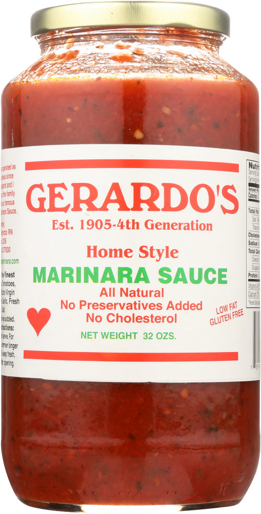 GERARDOS: Sauce Marinara, 32 oz - Vending Business Solutions