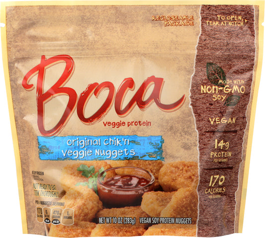 BOCA BURGERS: Original Chik'n Veggie Nuggets, 10 oz - Vending Business Solutions