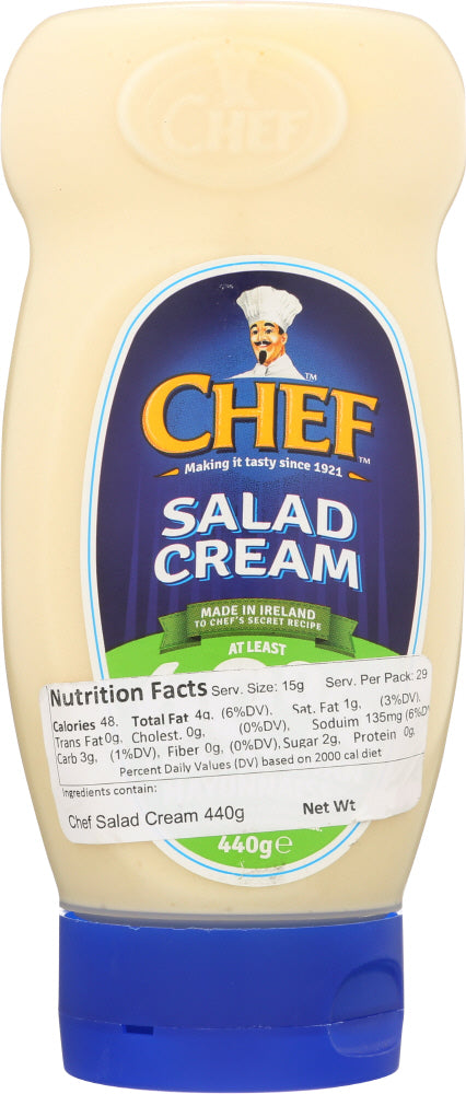 CHEF: Salad Cream Squeez, 15.5 oz - Vending Business Solutions