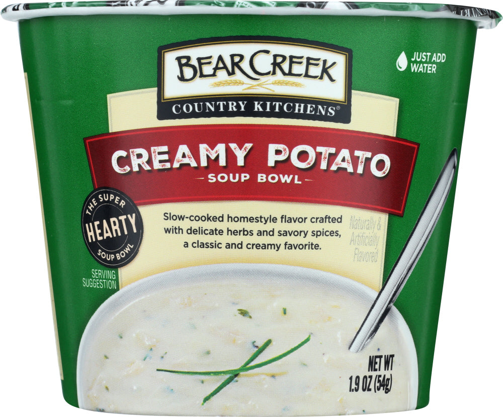 BEAR CREEK: Creamy Potato Soup Bowl, 1.9 oz - Vending Business Solutions