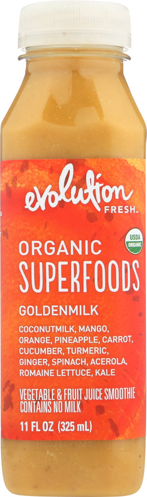 EVOLUTION FRESH: Organic Superfoods Golden Milk, 11 oz - Vending Business Solutions