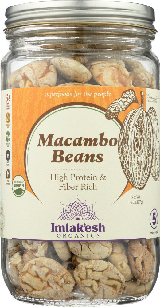 IMLAKESH ORGANICS: Wild Harvest Macambo Beans, 14 oz - Vending Business Solutions