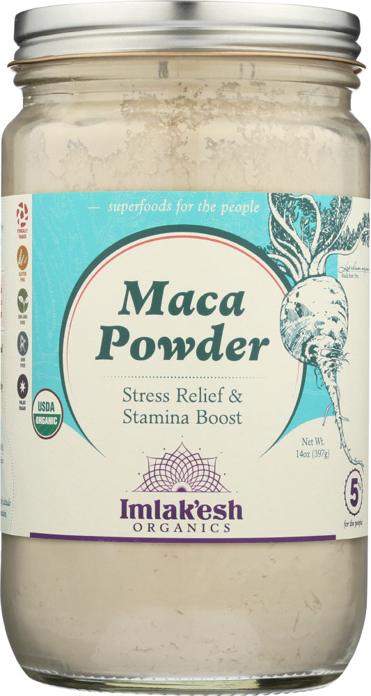 IMLAKESH ORGANICS: Maca Powder Organic, 12 oz - Vending Business Solutions