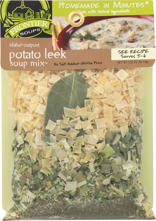 FRONTIER SOUPS: Homemade in Minutes Soup Mix Idaho Outpost Potato Leek, 3.25 oz - Vending Business Solutions