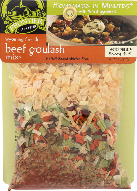 FRONTIER SOUP: Soup Mix Goulash Beef Wyoming, 6 oz - Vending Business Solutions