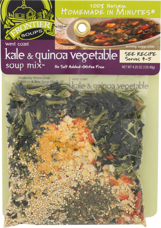 FRONTIER SOUP: West Coast Kale & Quinoa Vegetable Soup Mix, 4.25 oz - Vending Business Solutions