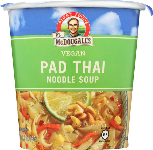 DR MCDOUGALLS: Big Cup Vegan Soup Pad Thai Noodle, 2 oz - Vending Business Solutions