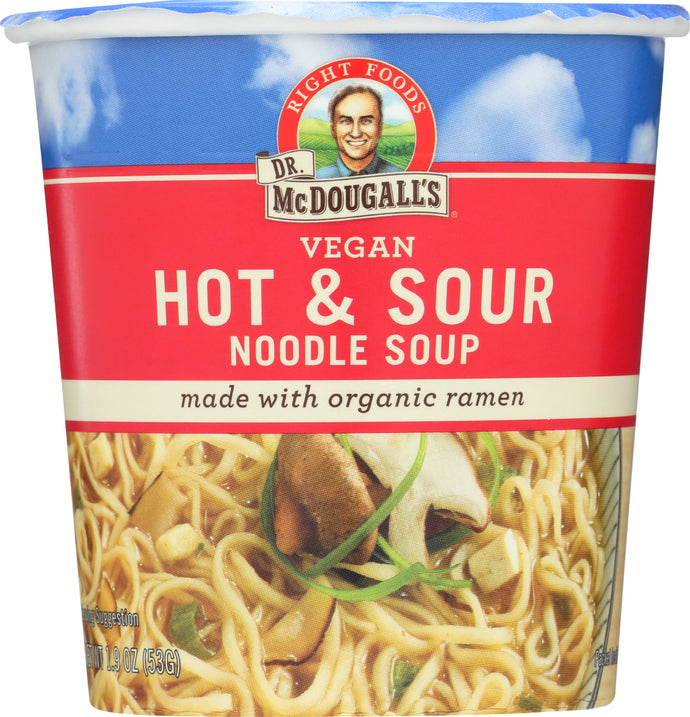 DR MCDOUGALLS: Ramen Soup Vegan Hot & Sour, 1.9 oz - Vending Business Solutions