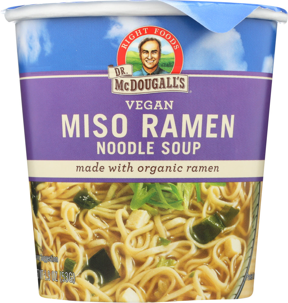 DR MCDOUGALLS: Ramen Soup Vegan Miso, 1.9 oz - Vending Business Solutions
