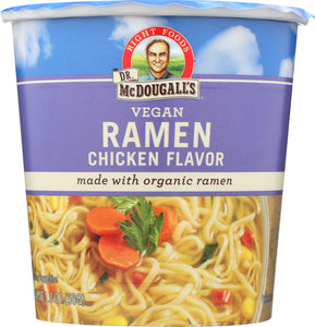 DR MCDOUGALL'S: Ramen Soup Vegan Chicken, 1.8 oz - Vending Business Solutions