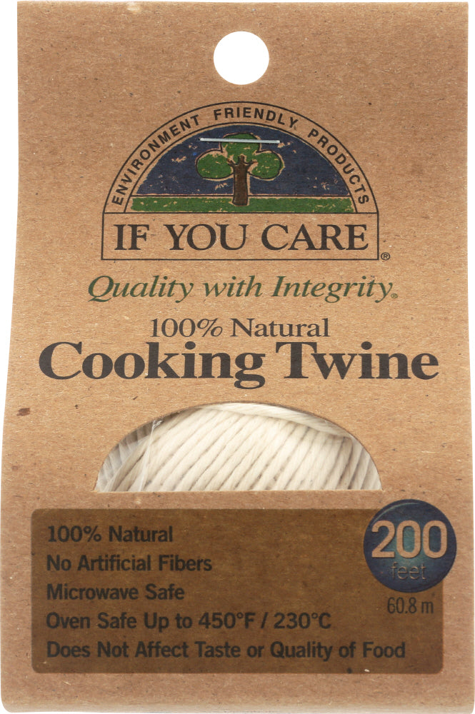 IF YOU CARE: 100% Natural Cooking Twine 200 ft, 1 ea - Vending Business Solutions