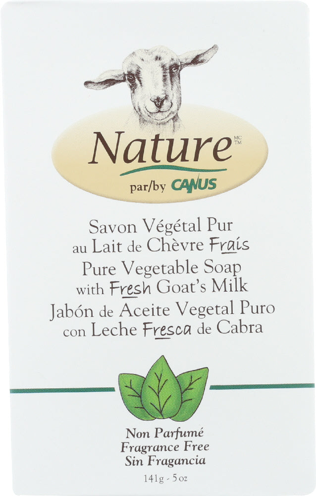 CANUS: Goat's Milk Soap Fragrance Free for Sensitive Skin, 5 oz - Vending Business Solutions