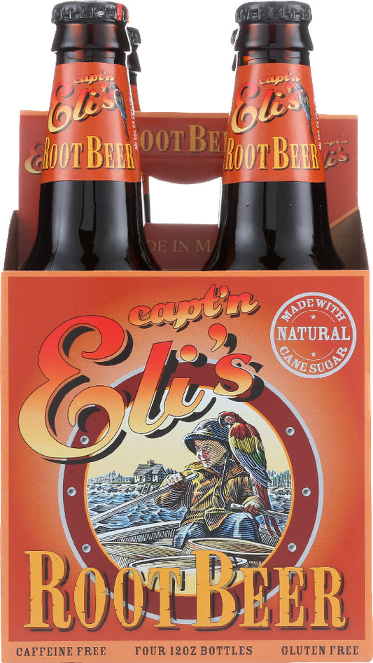 CAPTAIN E: Soda Root Beer 4 Pack, 48 fo - Vending Business Solutions