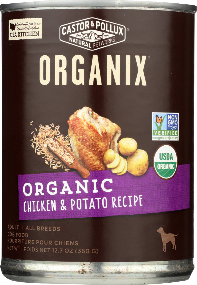 CASTOR & POLLUX: Dog Food Can Organic Chicken Potato, 12.7 oz - Vending Business Solutions