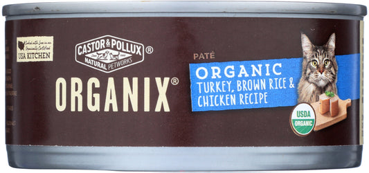 CASTOR & POLLUX: Cat Food Can Organic Turkey Chicken Brown, 5.5 oz - Vending Business Solutions