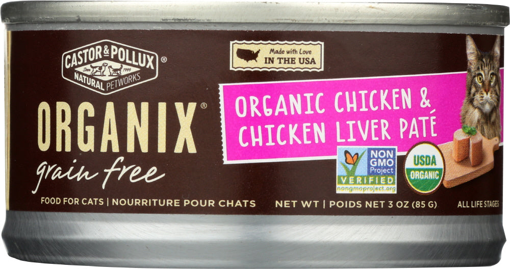 CASTOR & POLLUX: Pate Chicken Liver Organic, 3 oz - Vending Business Solutions