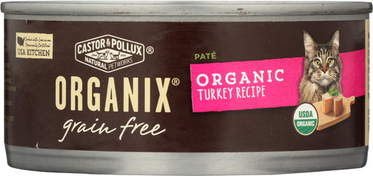 CASTOR & POLLUX: Cat Food Organic Turkey Pate, 5.5 oz - Vending Business Solutions