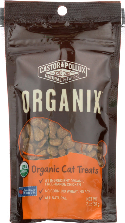 CASTOR & POLLUX: Organic Cat Treats Chicken Flavor, 2 oz - Vending Business Solutions
