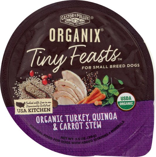 CASTOR & POLLUX: Dog Food Turkey Quinoa  Carrot Stew, 3.5 oz - Vending Business Solutions