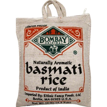 BOMBAY: Rice Basmati White, 10 lb - Vending Business Solutions