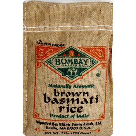 BOMBAY: Rice Basmati Brown, 2 lb - Vending Business Solutions