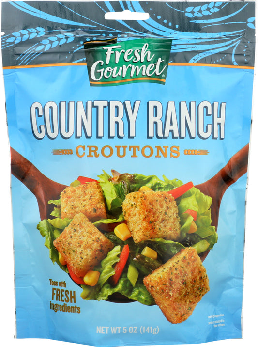 FRESH GOURMET: Country Ranch Croutons, 5 oz - Vending Business Solutions