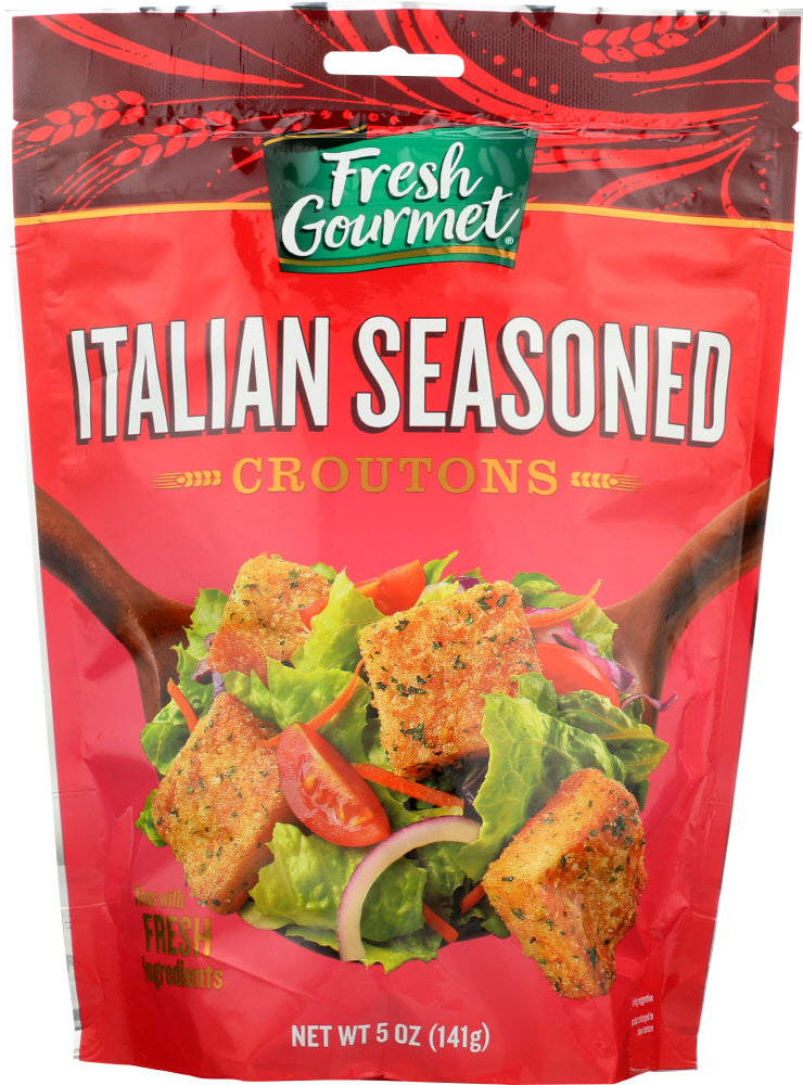 FRESH GOURMET: Italian Seasoned Croutons, 5 Oz - Vending Business Solutions