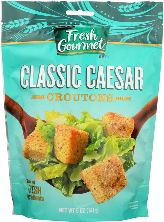 FRESH GOURMET: Classic Caesar Croutons, 5 Oz - Vending Business Solutions
