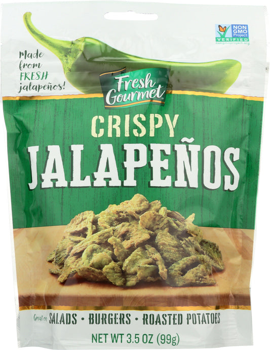 FRESH GOURMET: Crispy Jalapeno Lightly Salted, 3.5 Oz - Vending Business Solutions