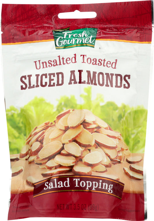 FRESHGOURMET: Sliced Almonds Toasted, 3.5 oz - Vending Business Solutions