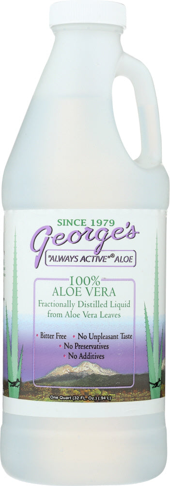 GEORGE'S: Aloe Vera Liquid, 32 oz - Vending Business Solutions