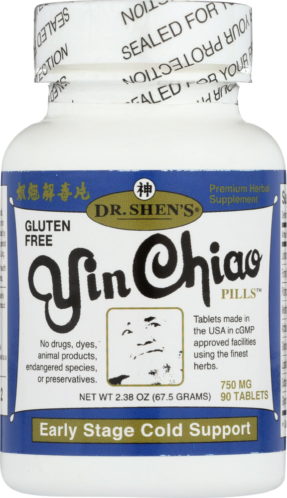 DR SHENS: Cold & Flu Yin Chiao Pills 750 mg, 90 tb - Vending Business Solutions
