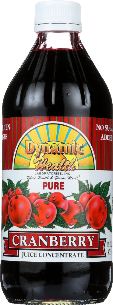 DYNAMIC HEALTH: Pure Cranberry Juice Concentrate, 16 oz - Vending Business Solutions