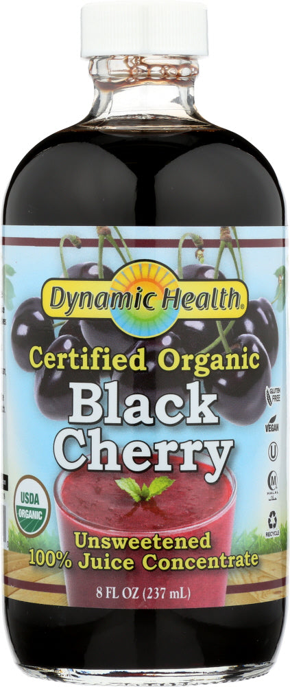 DYNAMIC HEALTH: Organic Black Cherry Juice Concentrate, 8 fl oz - Vending Business Solutions
