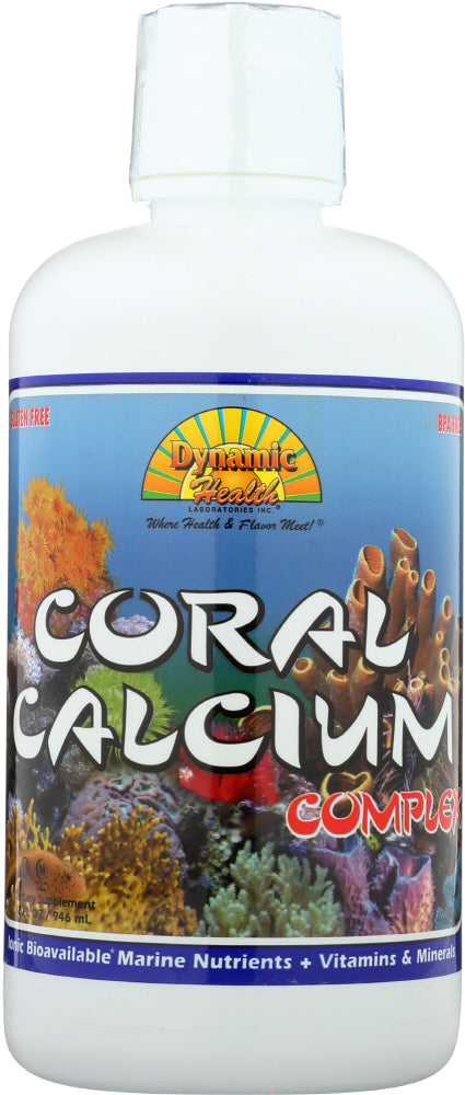 DYNAMIC HEALTH: Coral Calcium Complex Liquid, 32 oz - Vending Business Solutions