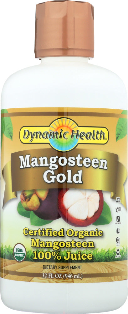 DYNAMIC HEALTH: Juice Mangosteen Gold Organic, 32 fo - Vending Business Solutions