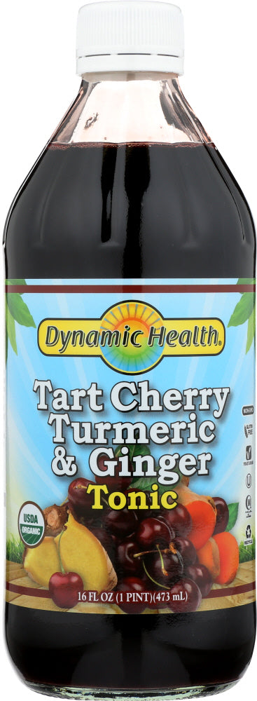 DYNAMIC HEALTH: Tart Cherry & Ginger Tonic, 16 fl oz - Vending Business Solutions