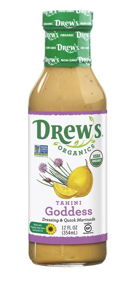 DREWS: Tahini Goddess Organic Dressing, 12 oz - Vending Business Solutions