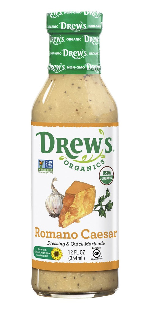 DREWS: Romano Caesar Organic Dressing, 12 oz - Vending Business Solutions